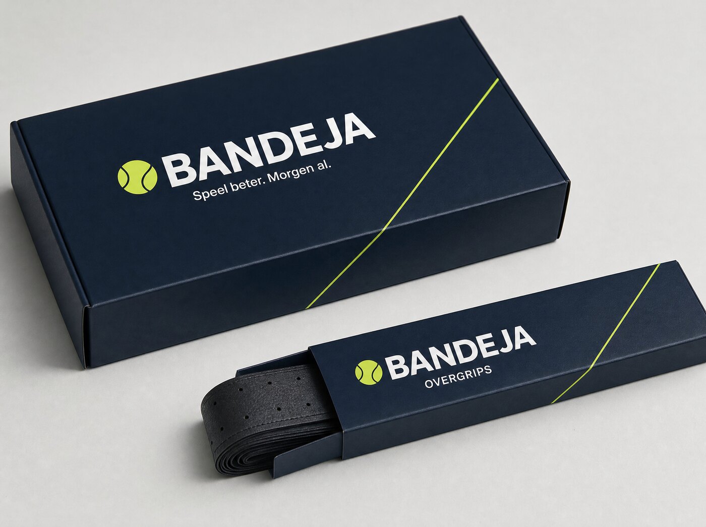 Overgrips in de Bandeja-sleeve