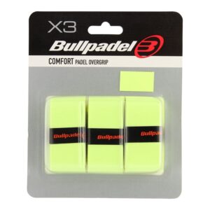 Bullpadel Comfort Overgrip — geel, 3-pack