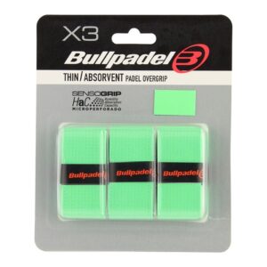 Bullpadel Thin Absorbent Sensogrip — groen, 3-pack