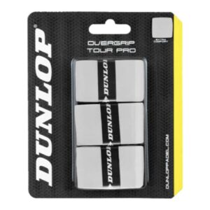 Dunlop Tour Pro Overgrip — wit, 3-pack