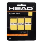 Head Padel Pro Overgrip — geel, 3-pack