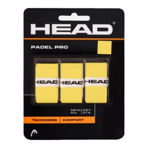 Head Padel Pro Overgrip — geel, 3-pack