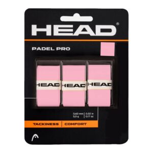 Head Padel Pro Overgrip — roze, 3-pack