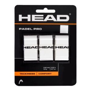 Head Padel Pro Overgrip — wit, 3-pack