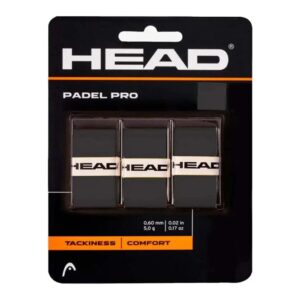 Head Padel Pro Overgrip — zwart, 3-pack